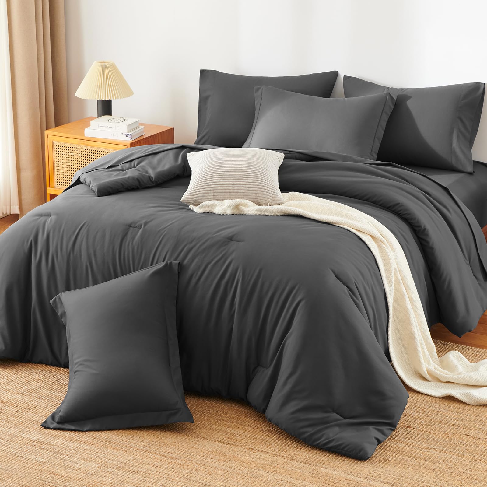 HIMEET dark grey color adds versatile, modern elegance to any room