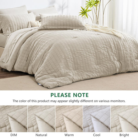 HIMEET Queen Comforter Set includes two 20x30 pillowcases