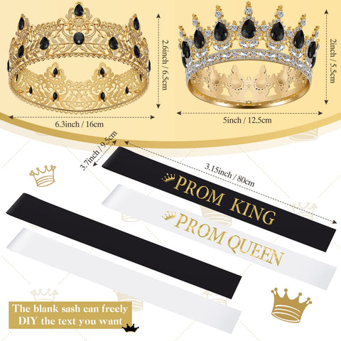 Hinly prom queen crown with crystals adds elegance for photos.