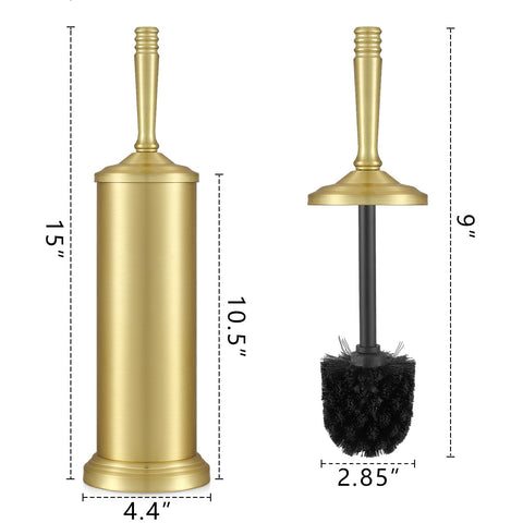Hioflyme gold brush cover helps prevent splashes after use.