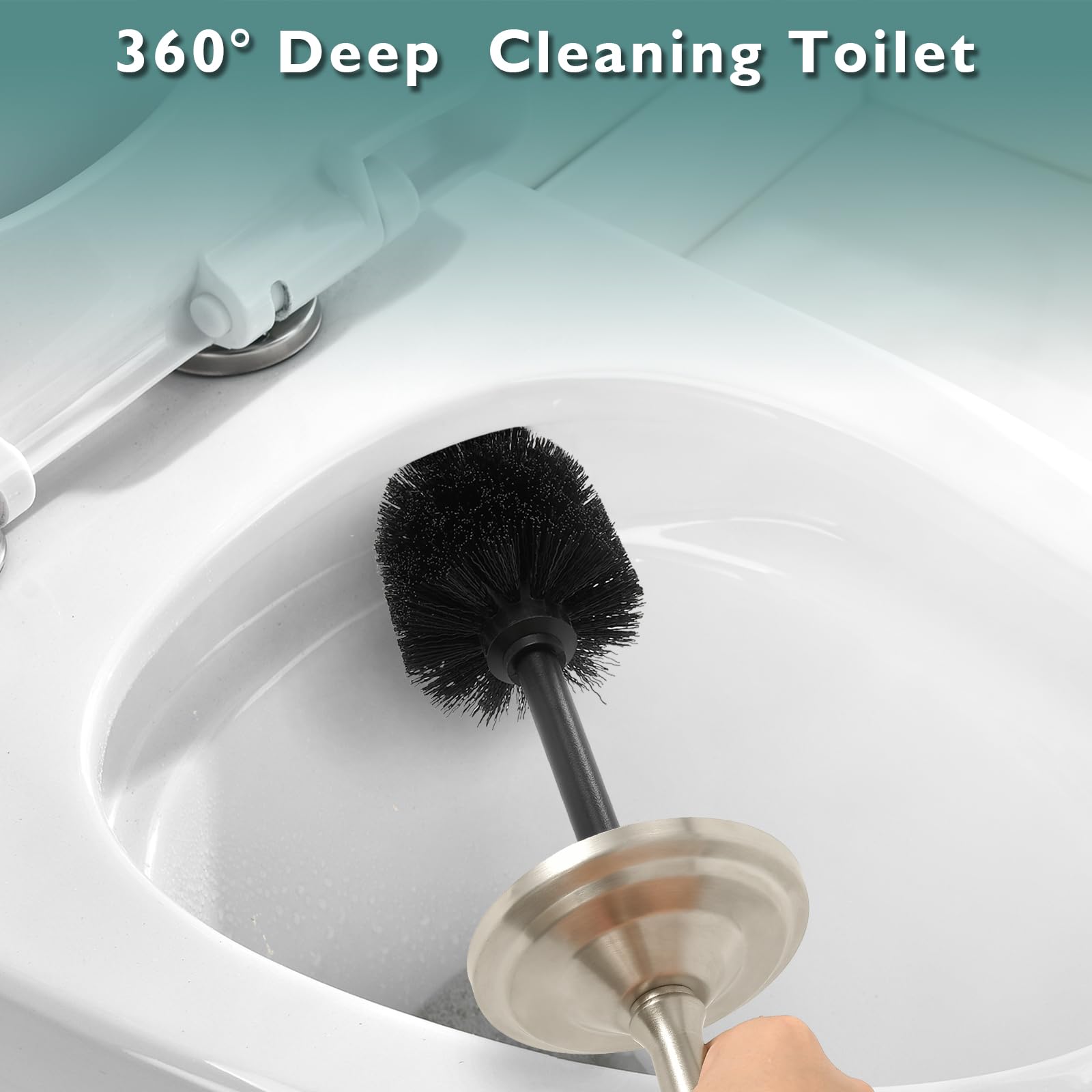 Hioflyme stain nickel brush with sturdy base for stable, tip-free use.