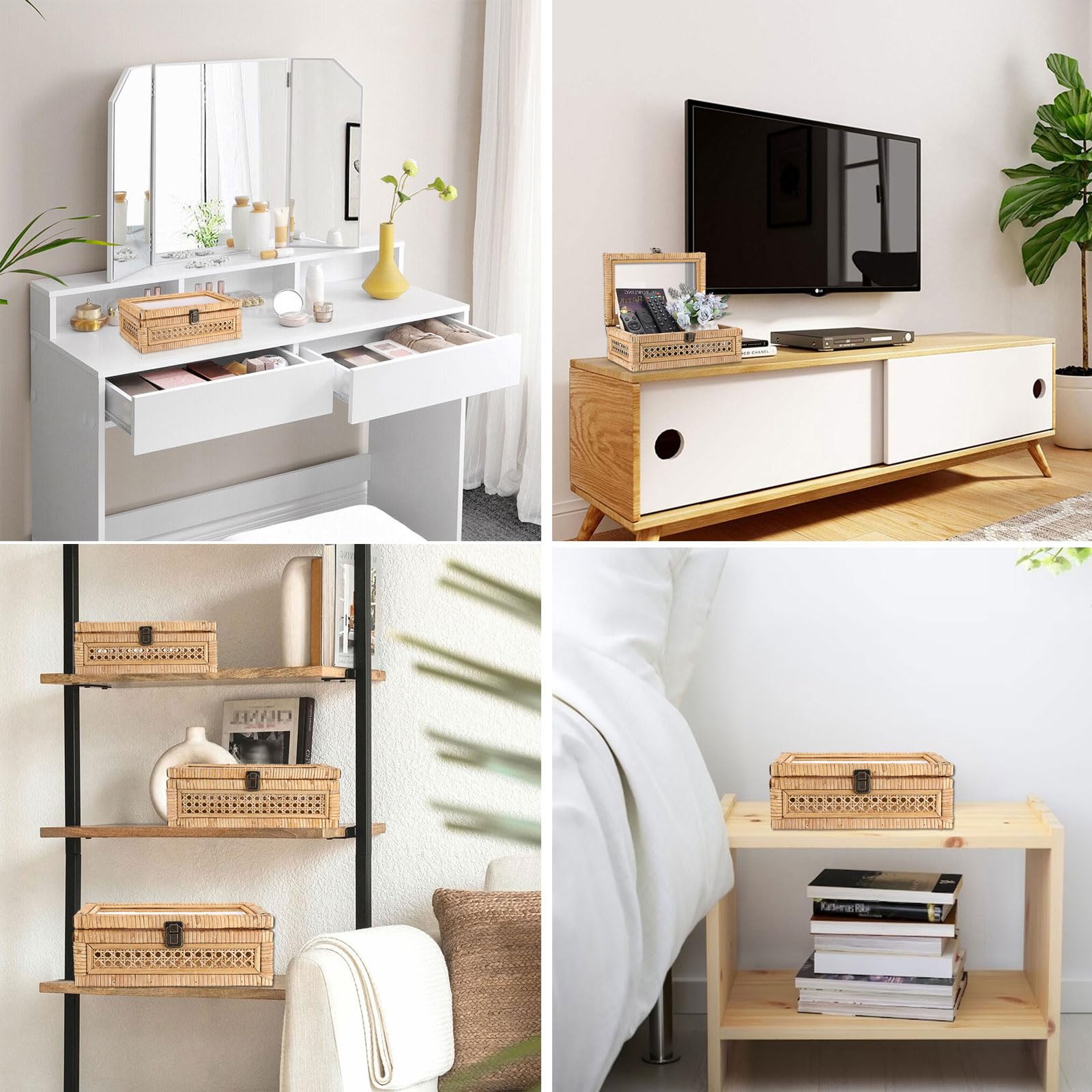 Hipiwe cozy home decor basket complements any room style.