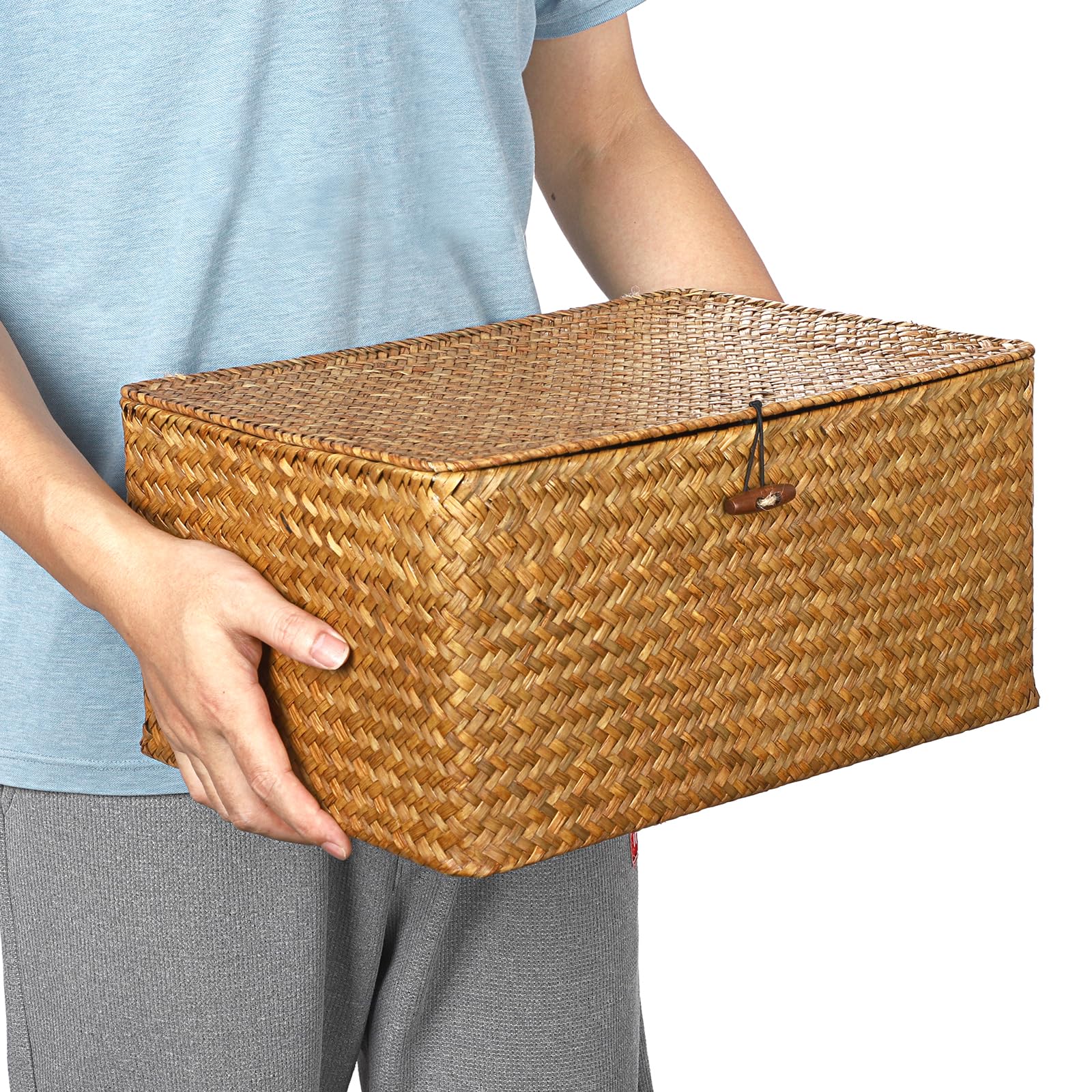 Hipiwe multipurpose seagrass basket used for various items