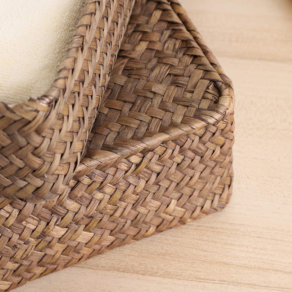 Hipiwe 2-piece flat woven bins set providing flexible storage