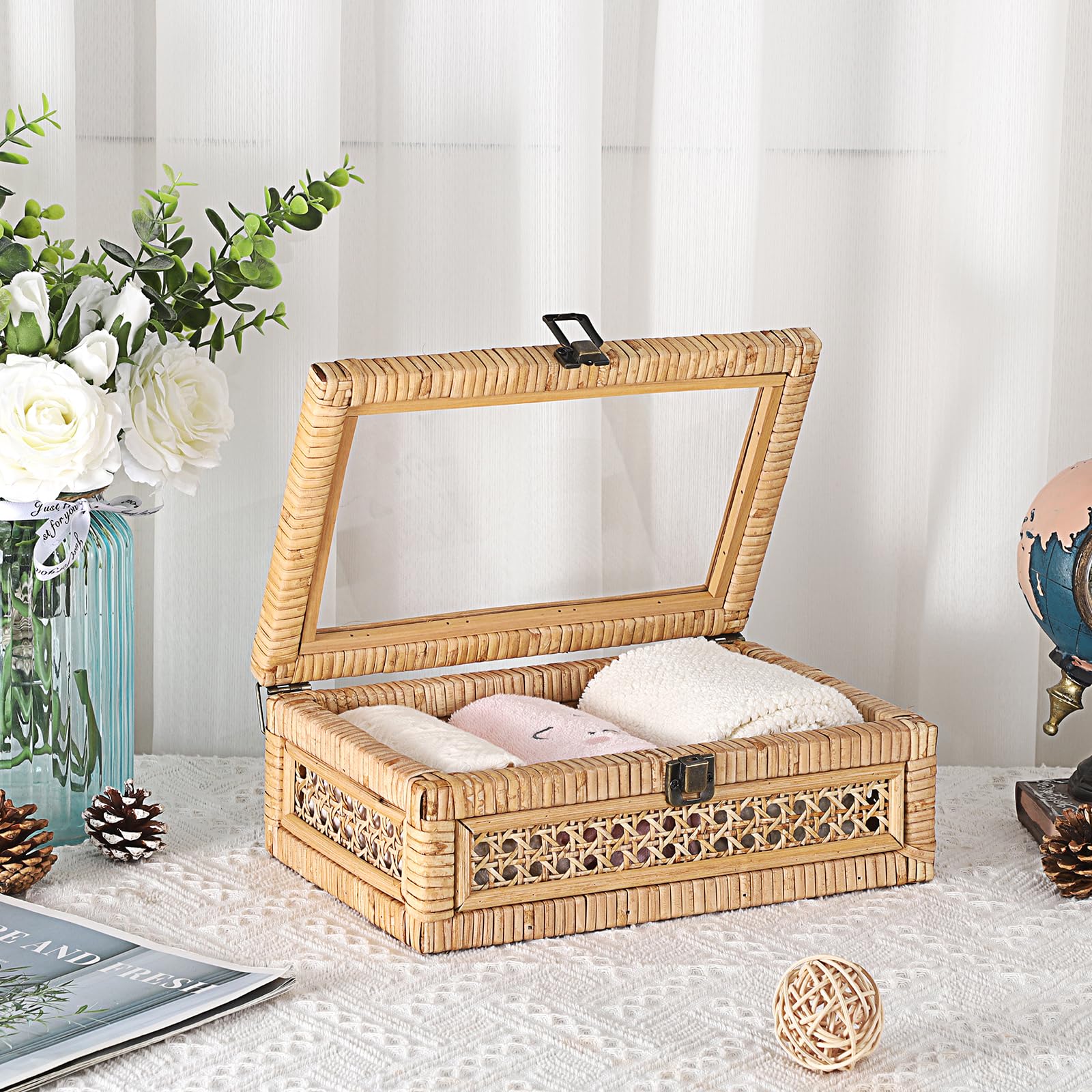 Hipiwe small shelf organizer ideal for snacks, remotes, or trinkets.