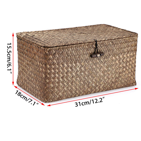 Hipiwe storage basket on a shelf keeping items neat and easy to find.