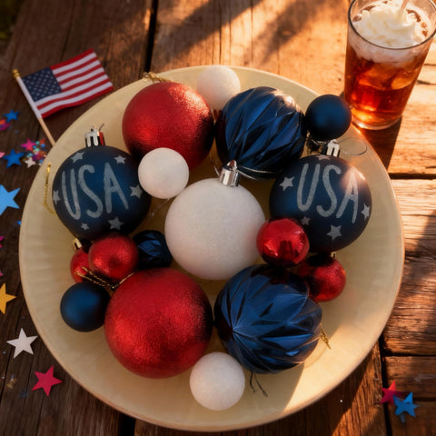 HipTree patriotic ornament gift-ready kit for family gatherings.