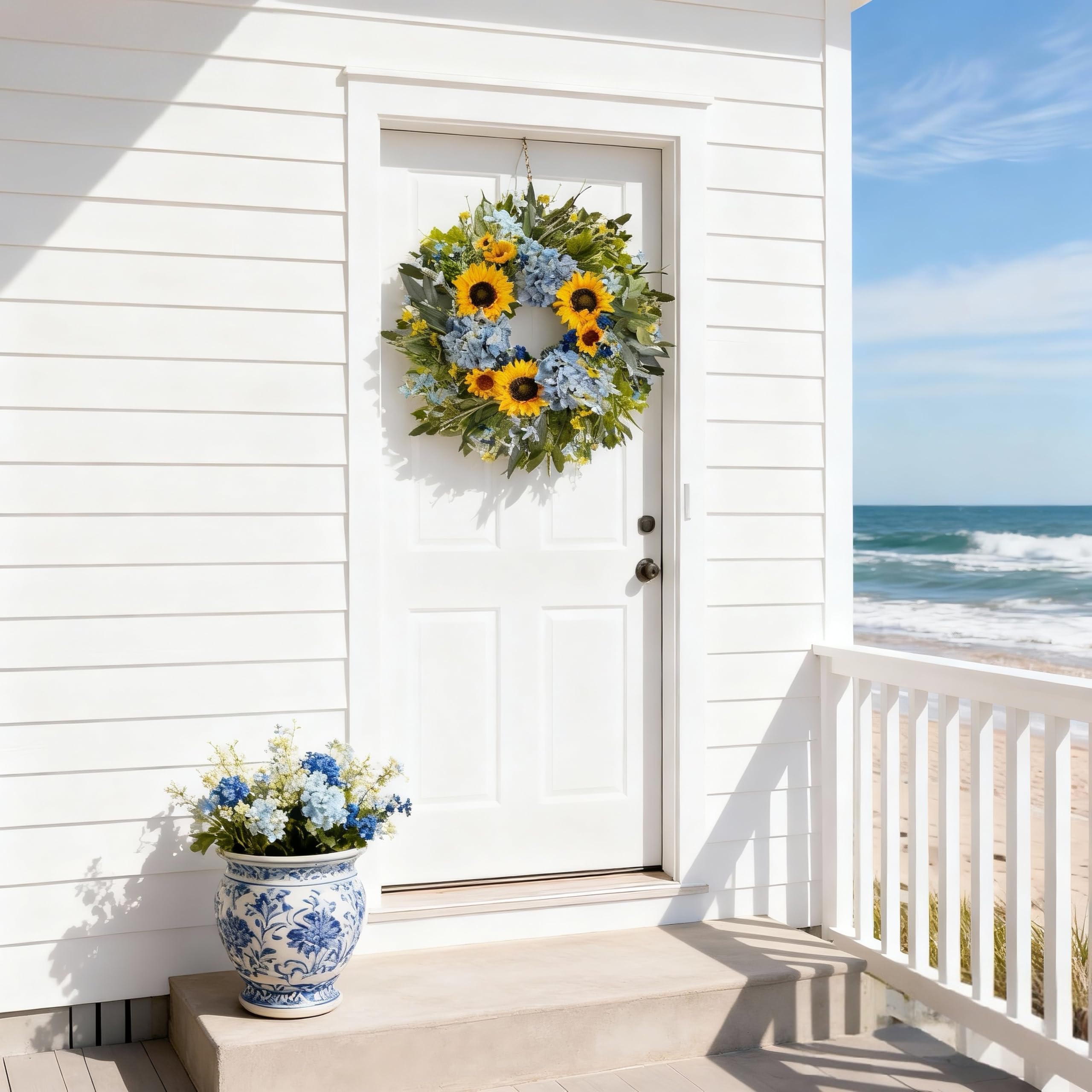 HipTree wreath features a sturdy vine frame to maintain shape.