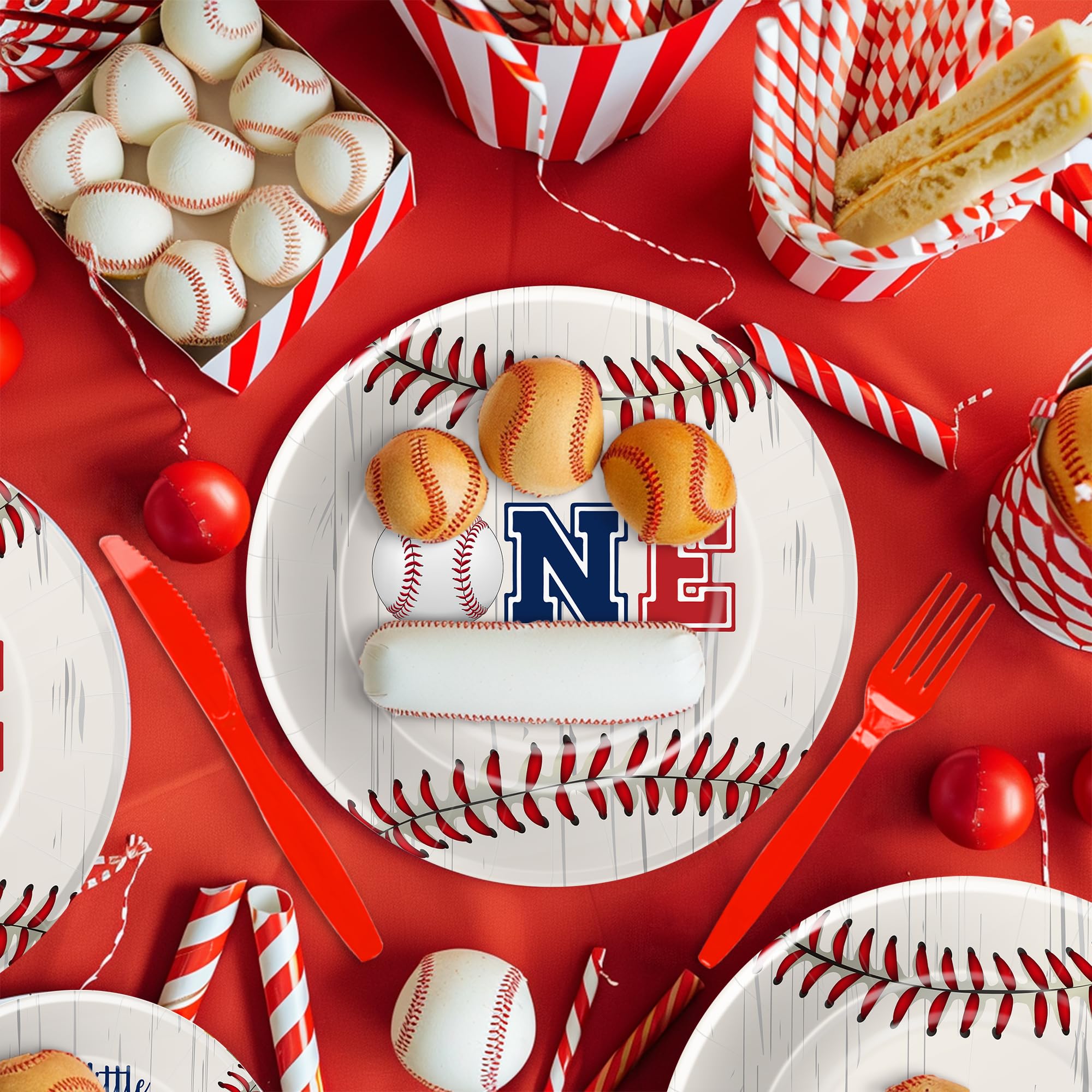 HIPVVILD baseball tablecloths for a cohesive photo backdrop.