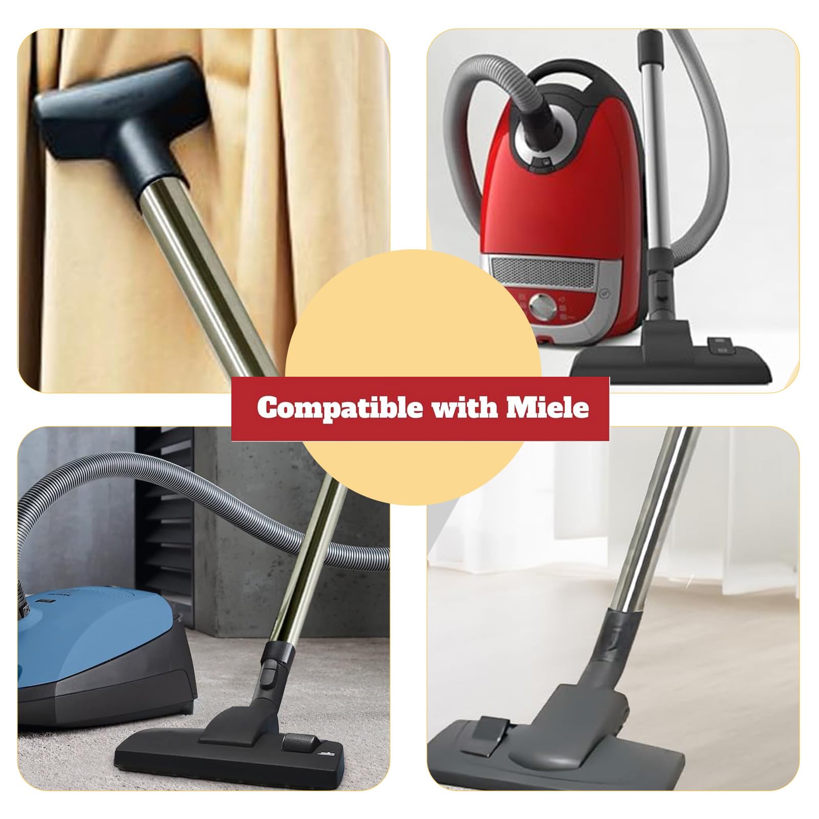 HISOHIK durable stainless steel wand designed for Miele C-series use