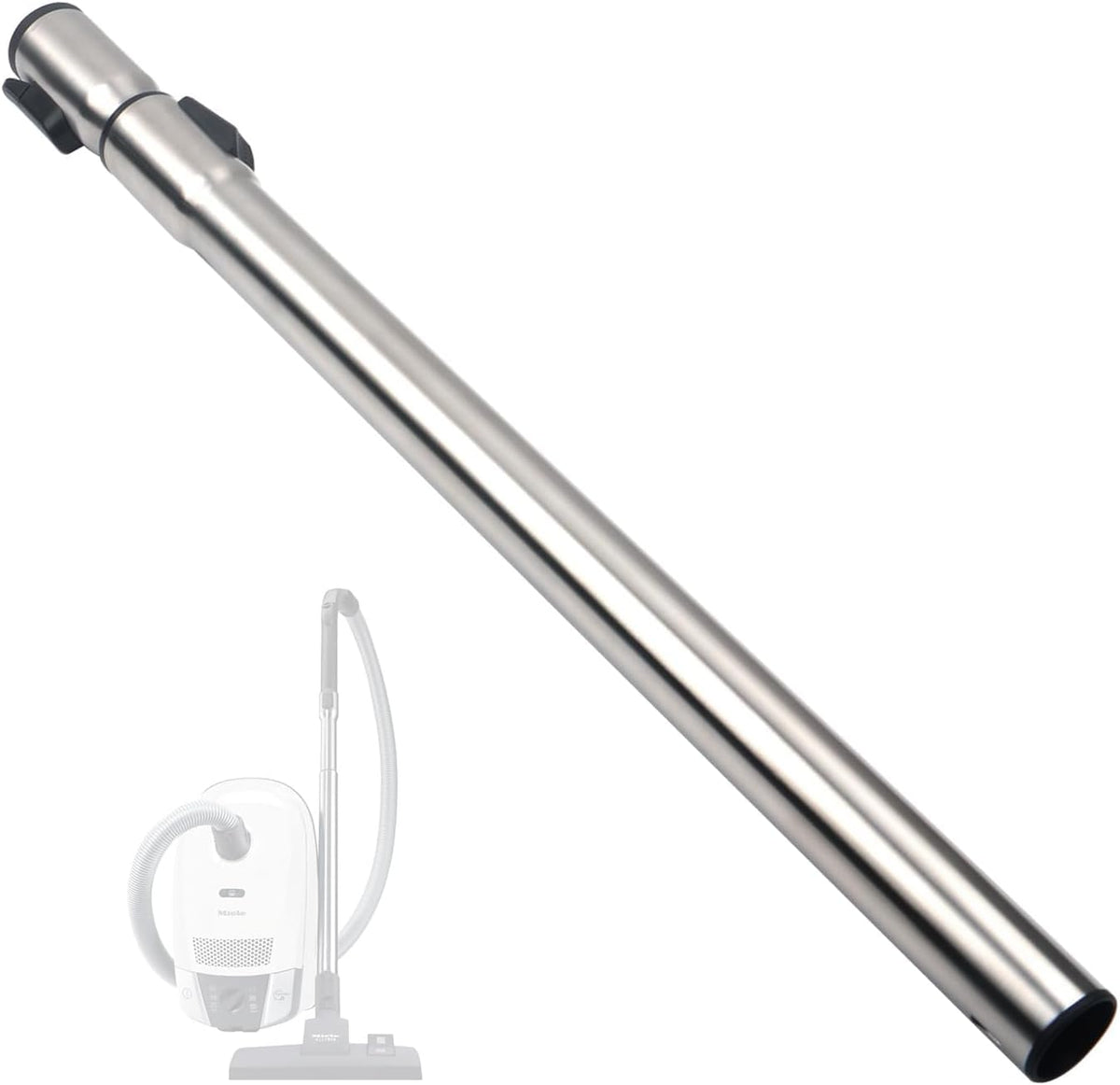 HISOHIK replacement extension wand for Miele C1-C3, adjustable reach for hard-to-reach corners