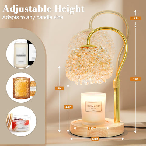 Built-in 2/4/8-hour timer supports safe, unattended operation.