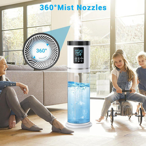 Hiswelle humidistat display to set and monitor humidity