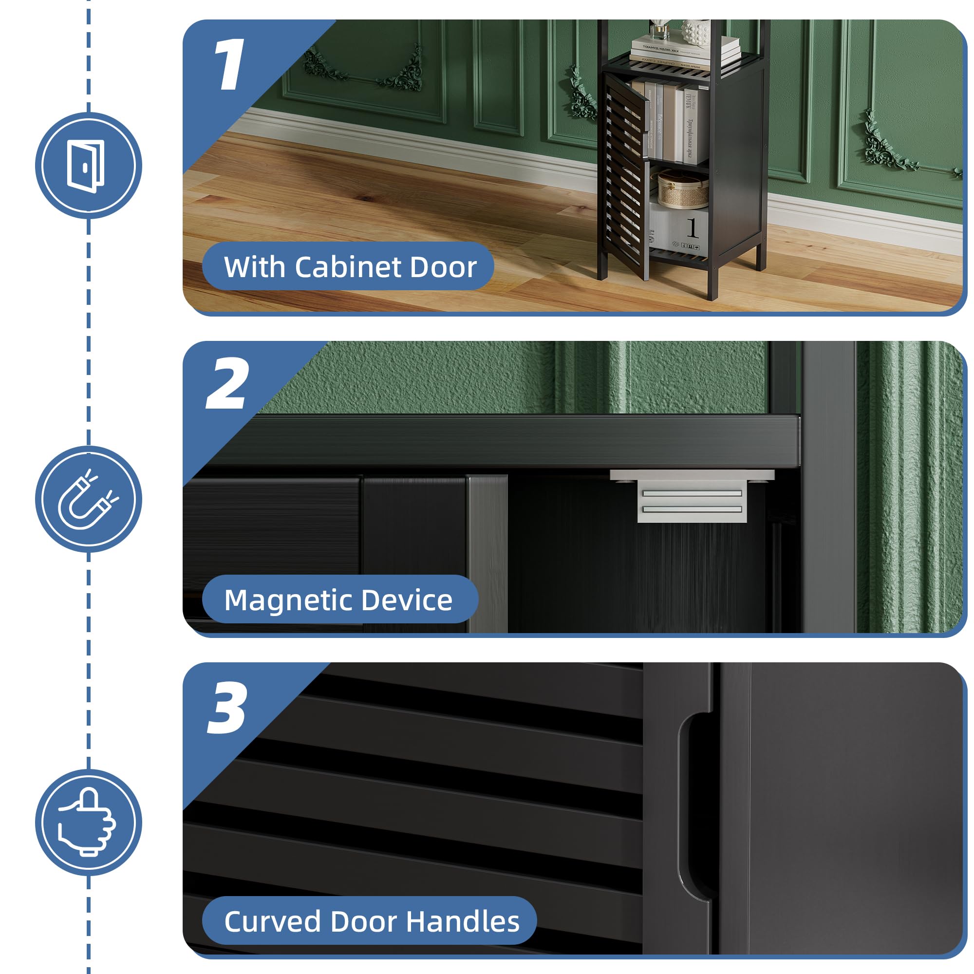 HITNET Raised feet help prevent water damage and improve stability.