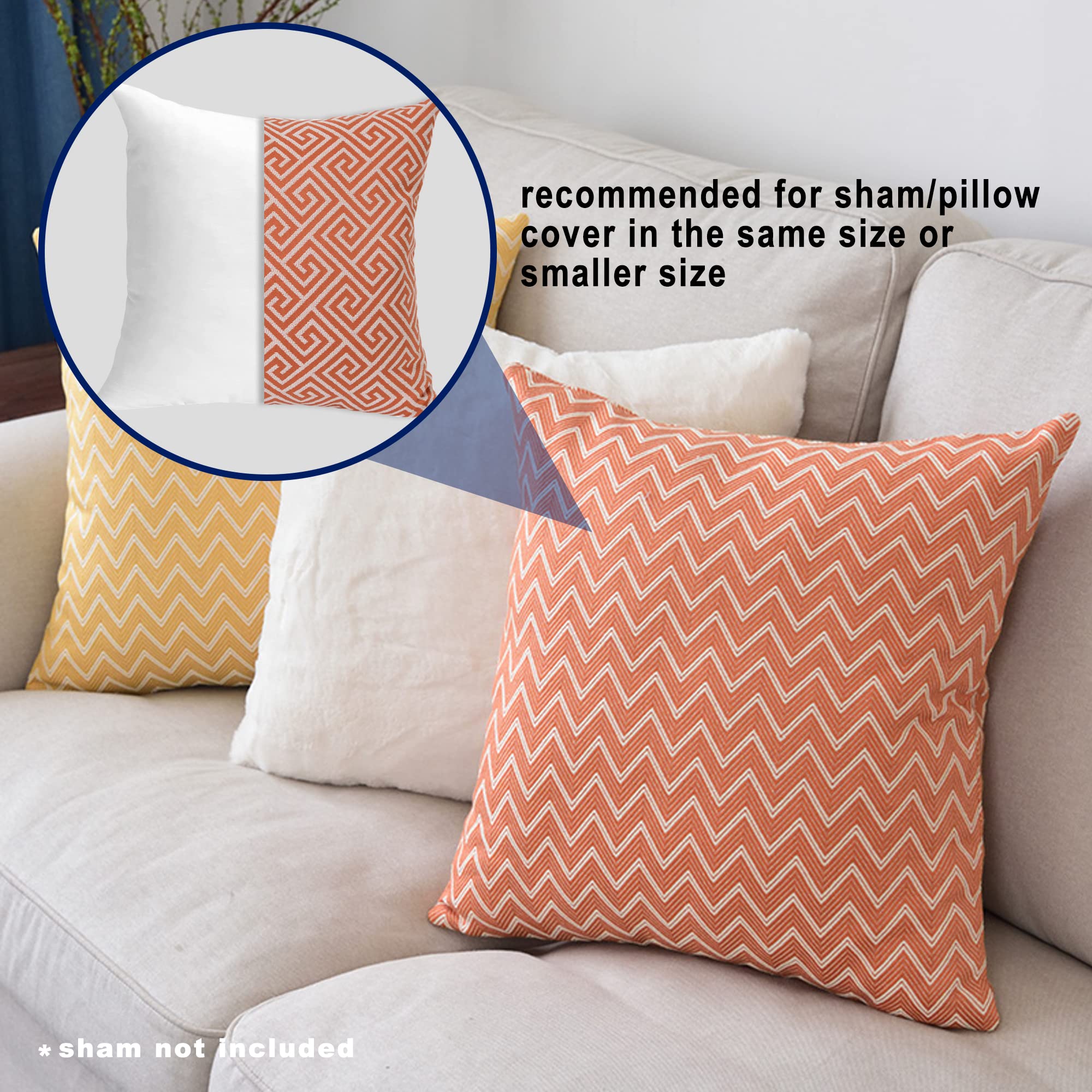 HITO 18x18 decorative pillow shows versatile decor pairing with various covers.