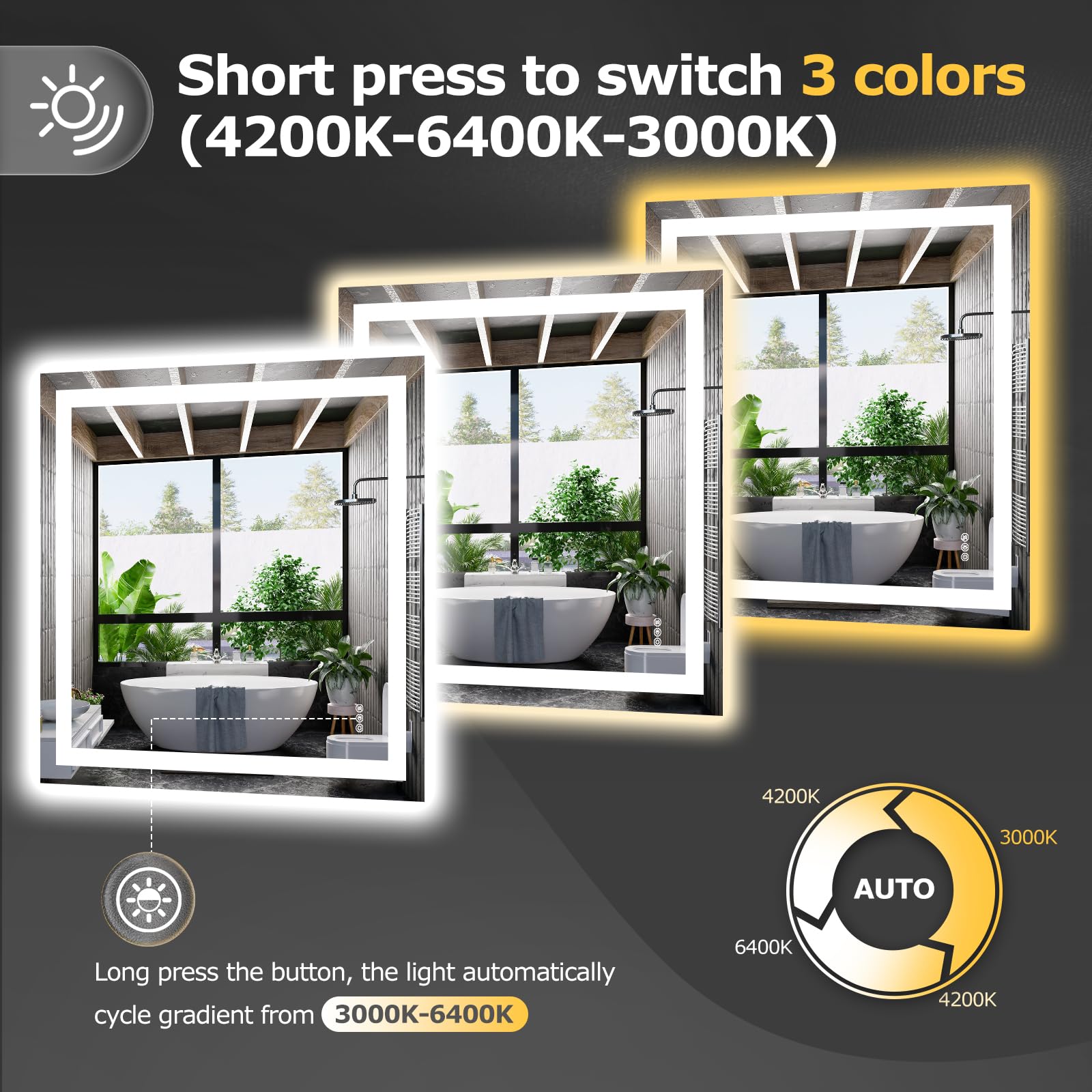 Hivone dimmable brightness lets you adjust mood and visibility