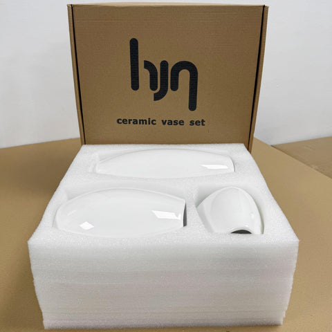 HJN ceramic vases versatile for fresh stems and greenery