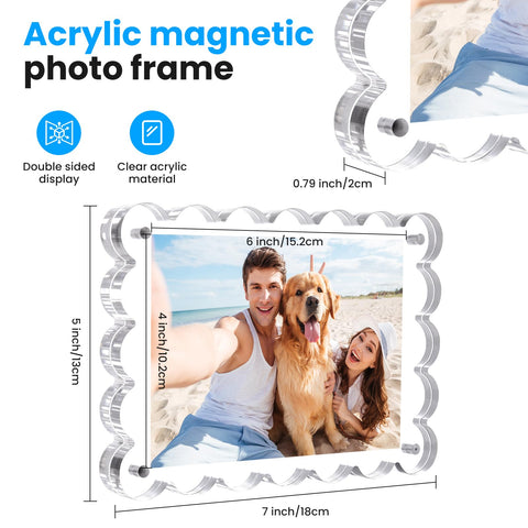 HJYAXQOP double-sided display magnets close-up enabling quick photo swap