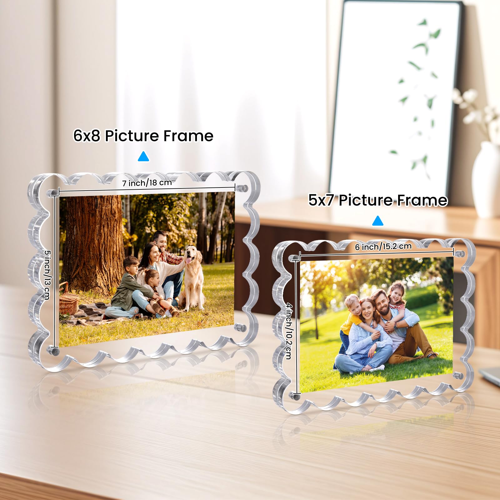 HJYAXQOP shatterproof lightweight acrylic ideal for busy homes