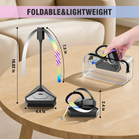 HKKDKTA goose-neck angle-adjustment for precise airflow direction.