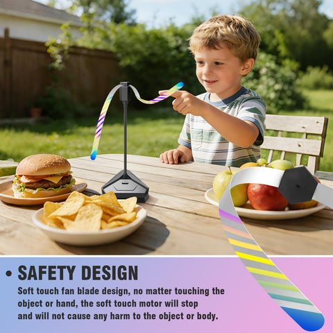 HKKDKTA soft blades stop-on-contact for safe use.