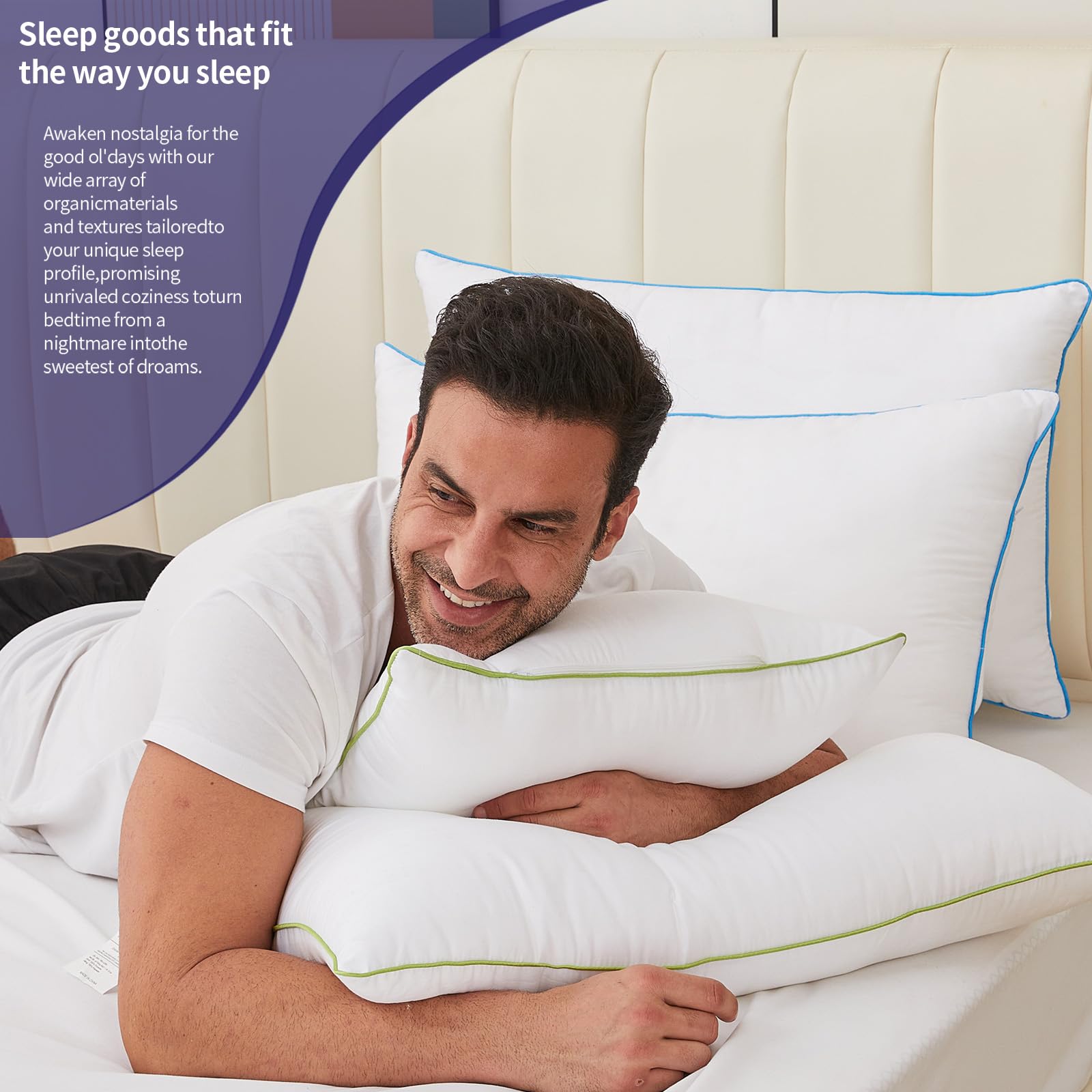 HKYLRAN vacuum packaging keeps pillows compact before use.