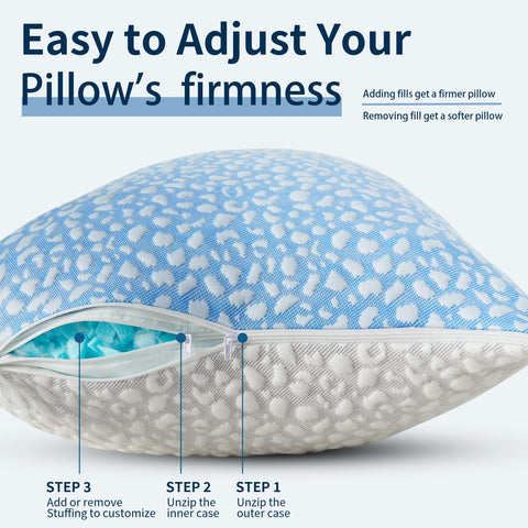 HKYLRAN pillow close-up cover texture highlighting soft breathable fabric