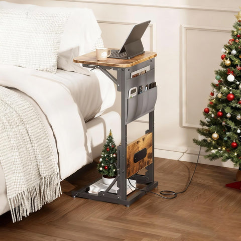 Versatile table suitable for living rooms and bedrooms in rustic brown