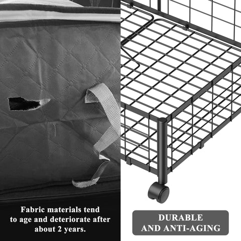 Hleelomi under bed storage 2-pack for versatile home organization.