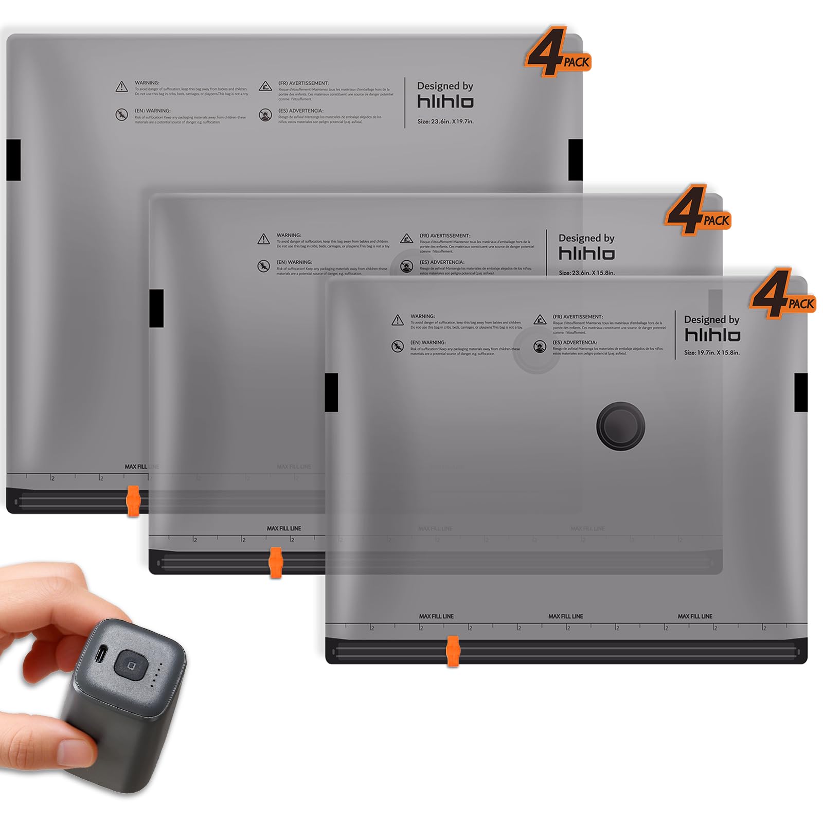 Hlihlo Rechargeable Wireless Pump front view showing cordless pumping for on‑the‑go use