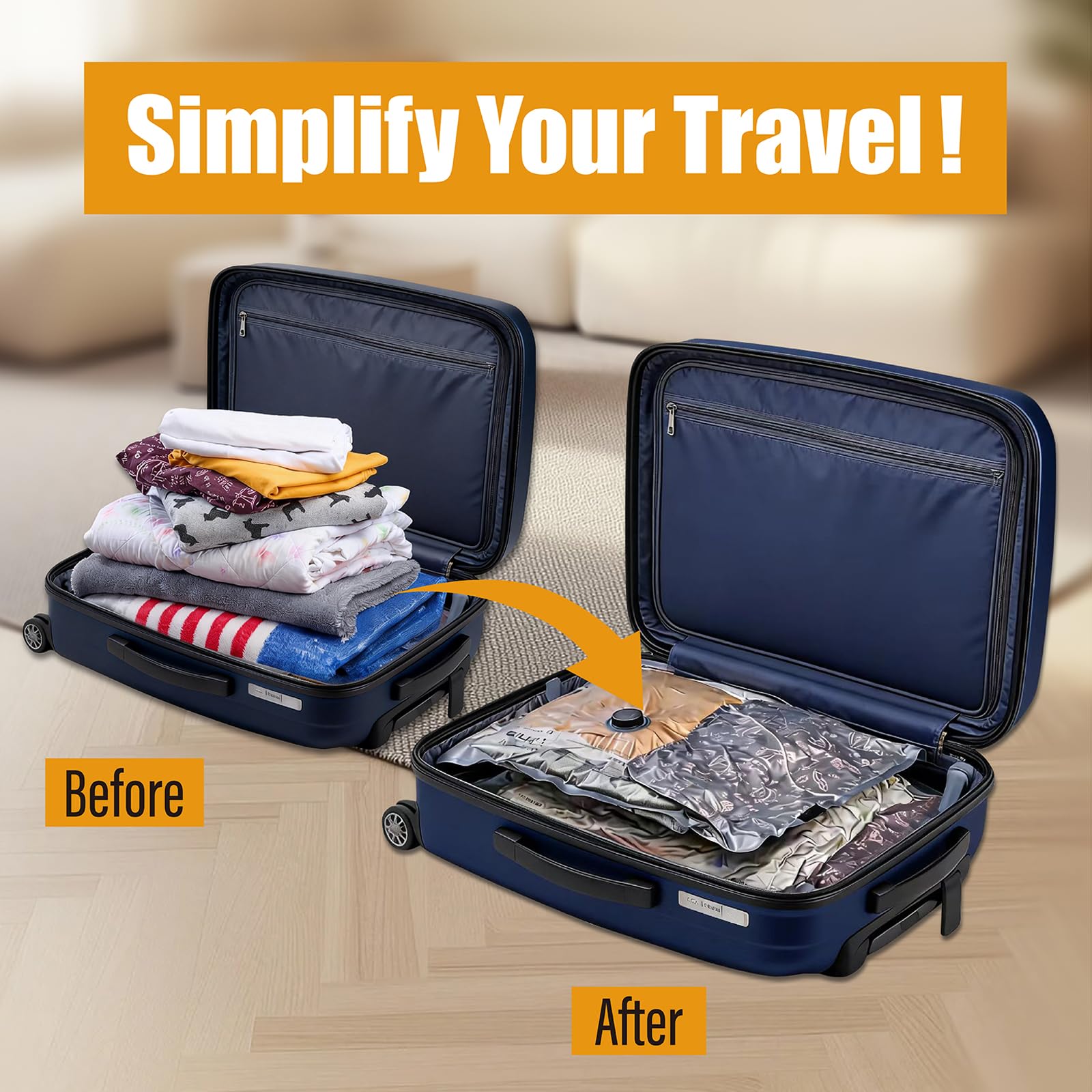 Hlihlo space saving packing solution keeps wardrobes organized on trips