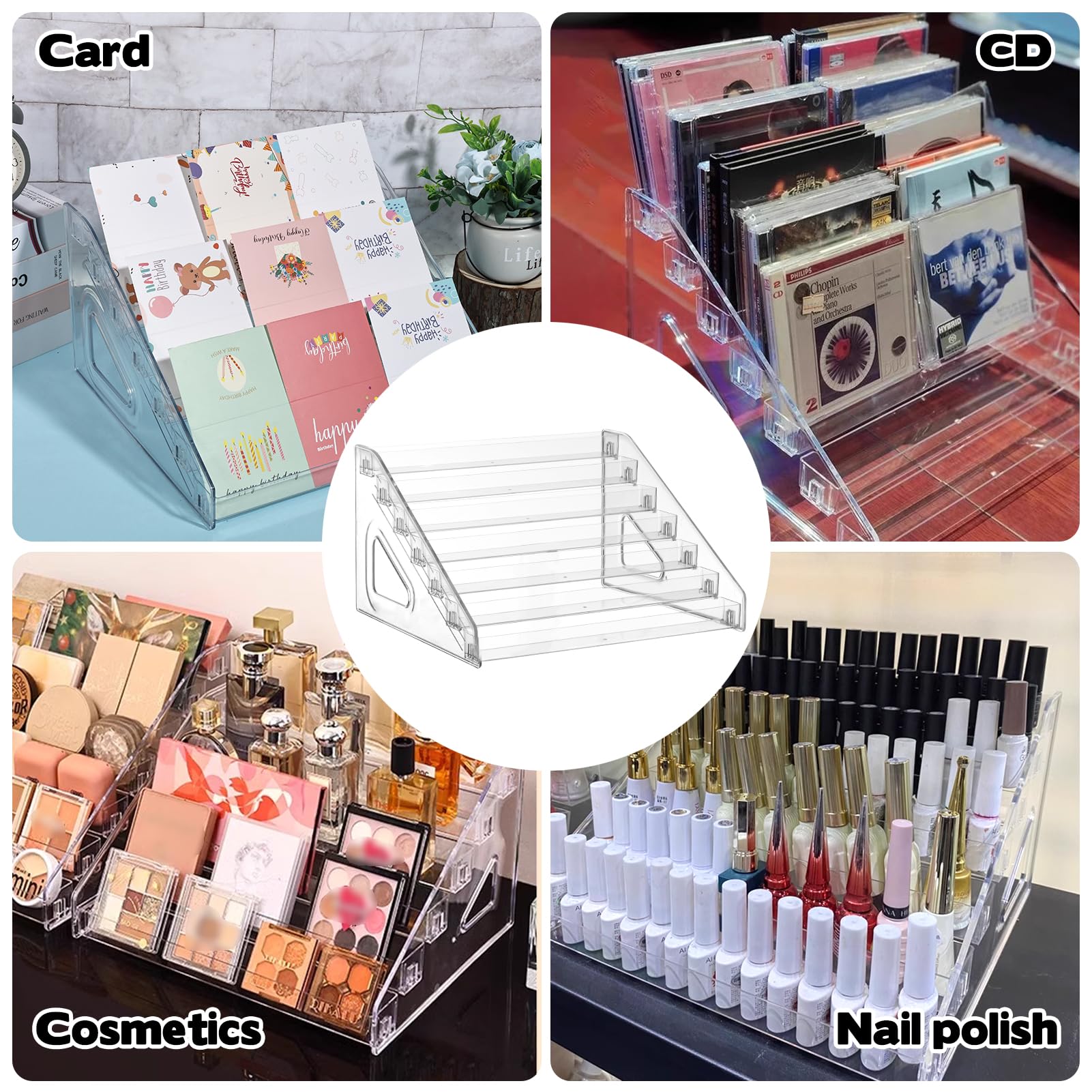 Hlimior baseball card display shelf helps organize and protect cards.