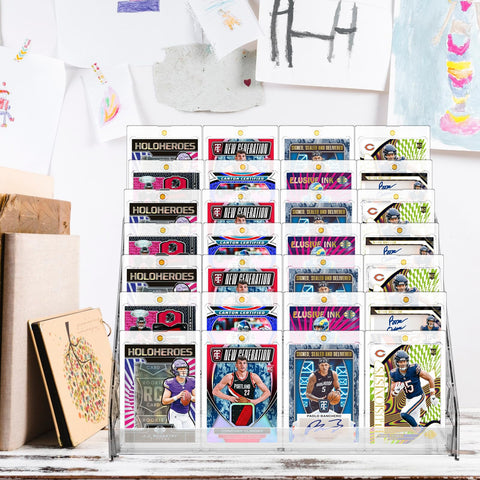 Hlimior clip-on display rack enables tool-free setup and rearrangement.