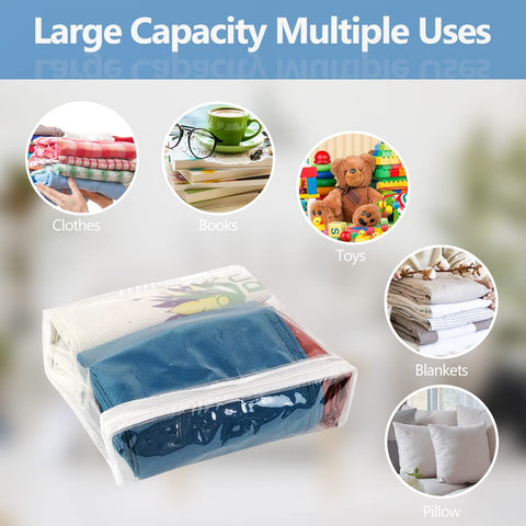 Hlimior dustproof clear storage bags guard fabrics from dirt and moisture