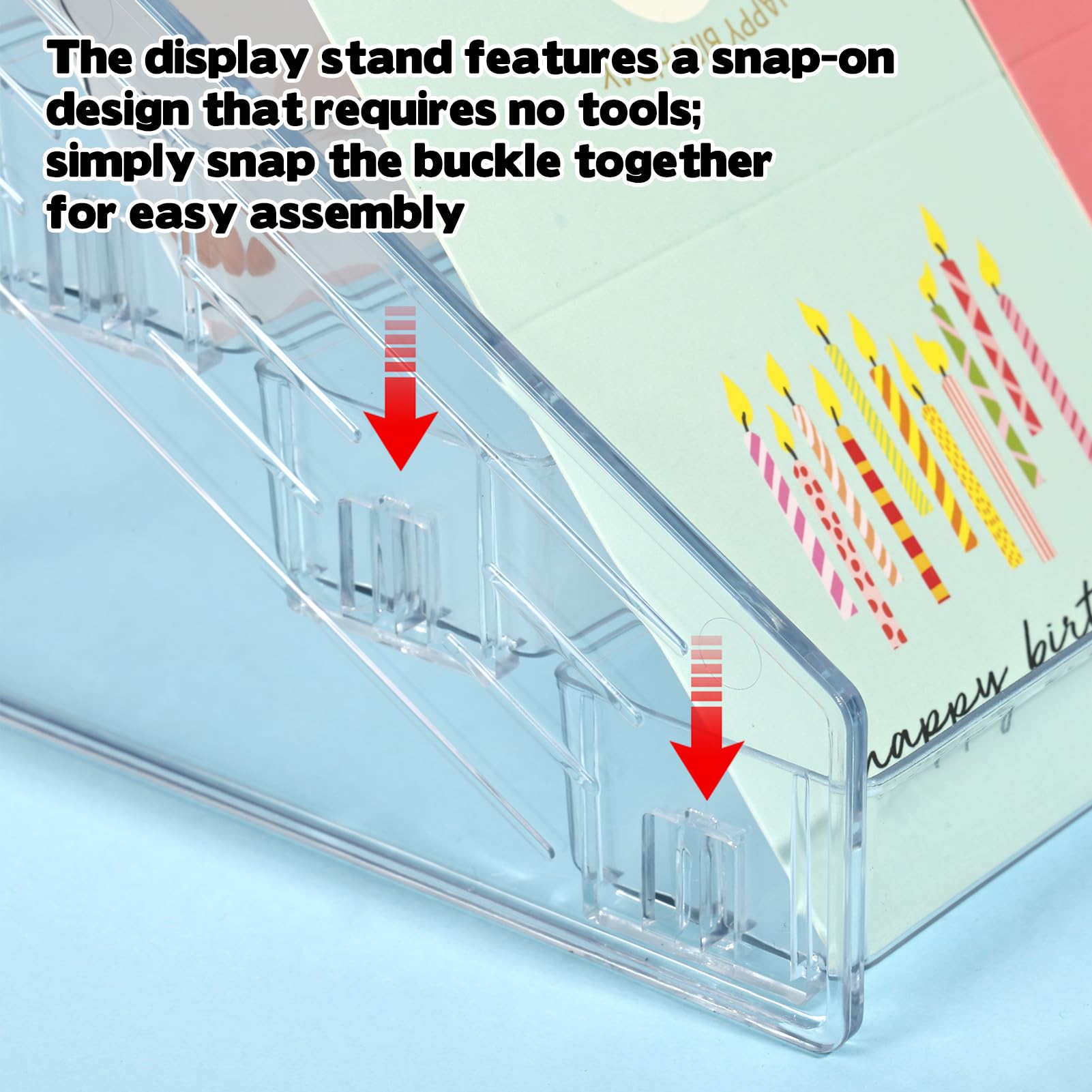 Hlimior graded card display stand keeps PSA cards neatly presented.
