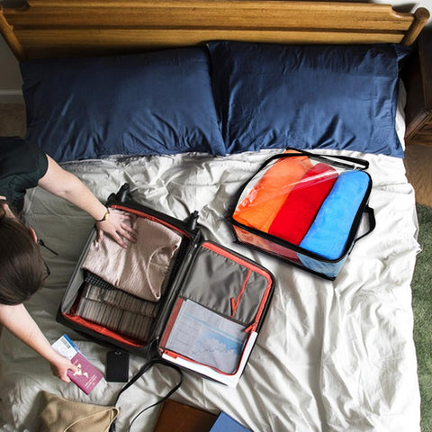 Hlimior large clear bags display contents at a glance for fast retrieval.