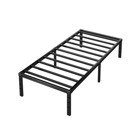 HLIPHA metal construction ensures a durable, long-lasting bed frame.