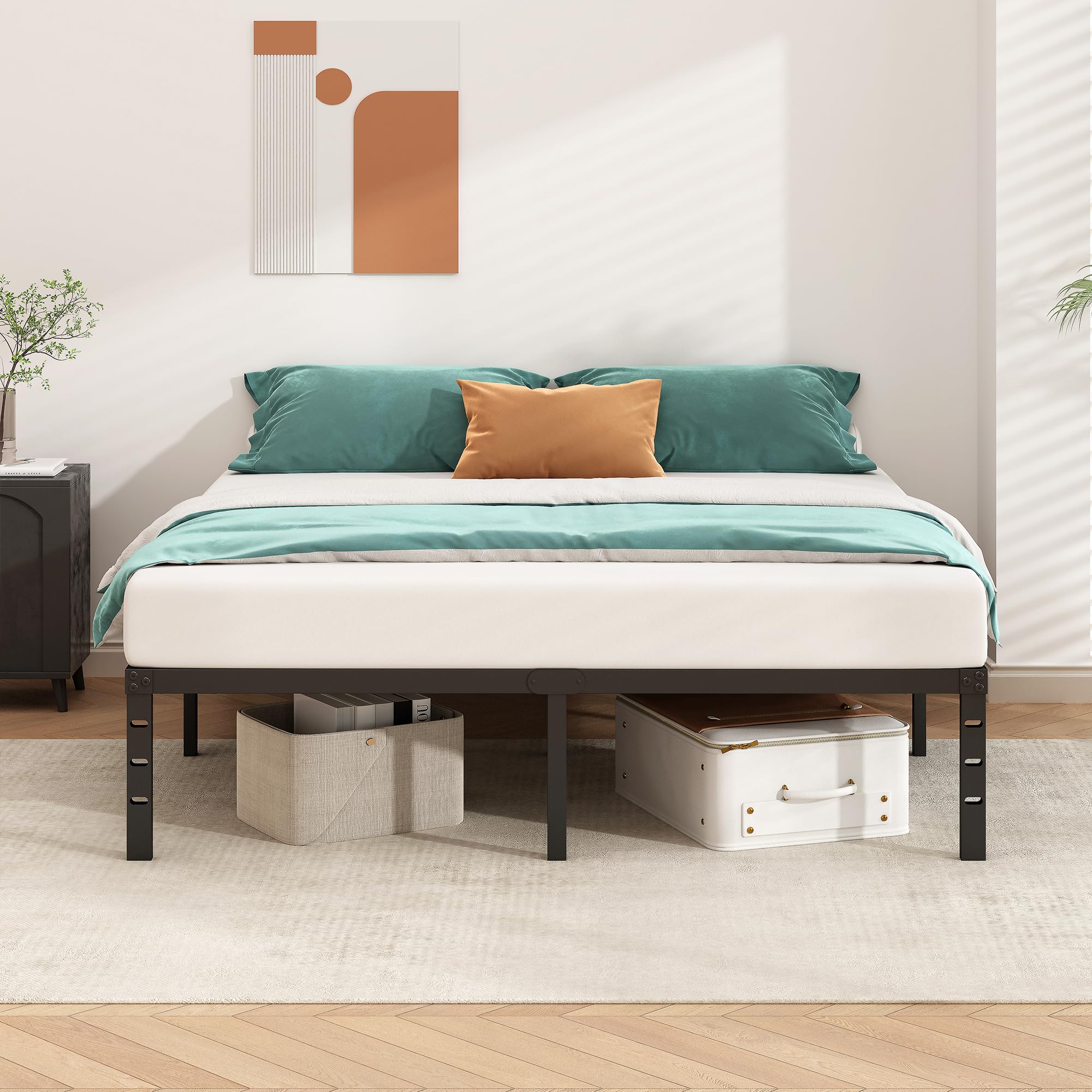 HLIPHA noise-reducing frame for a quieter sleeping surface.