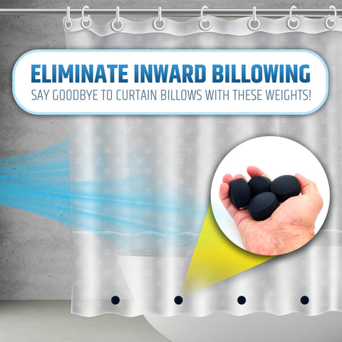 HMmagnets strong magnets and heavy weight secure liners and prevent inward billowing.