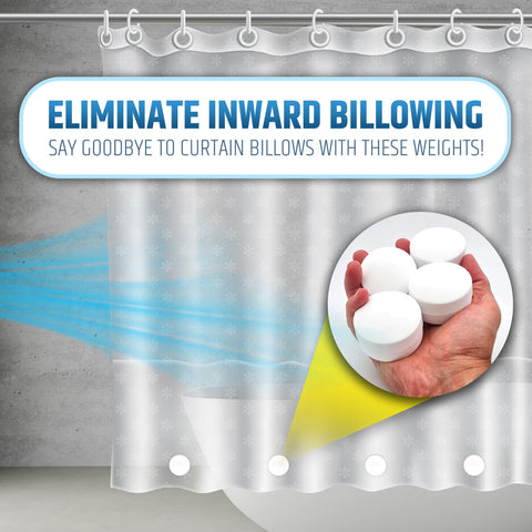 HMmagnets XL weight reduces shower noise for calmer baths.