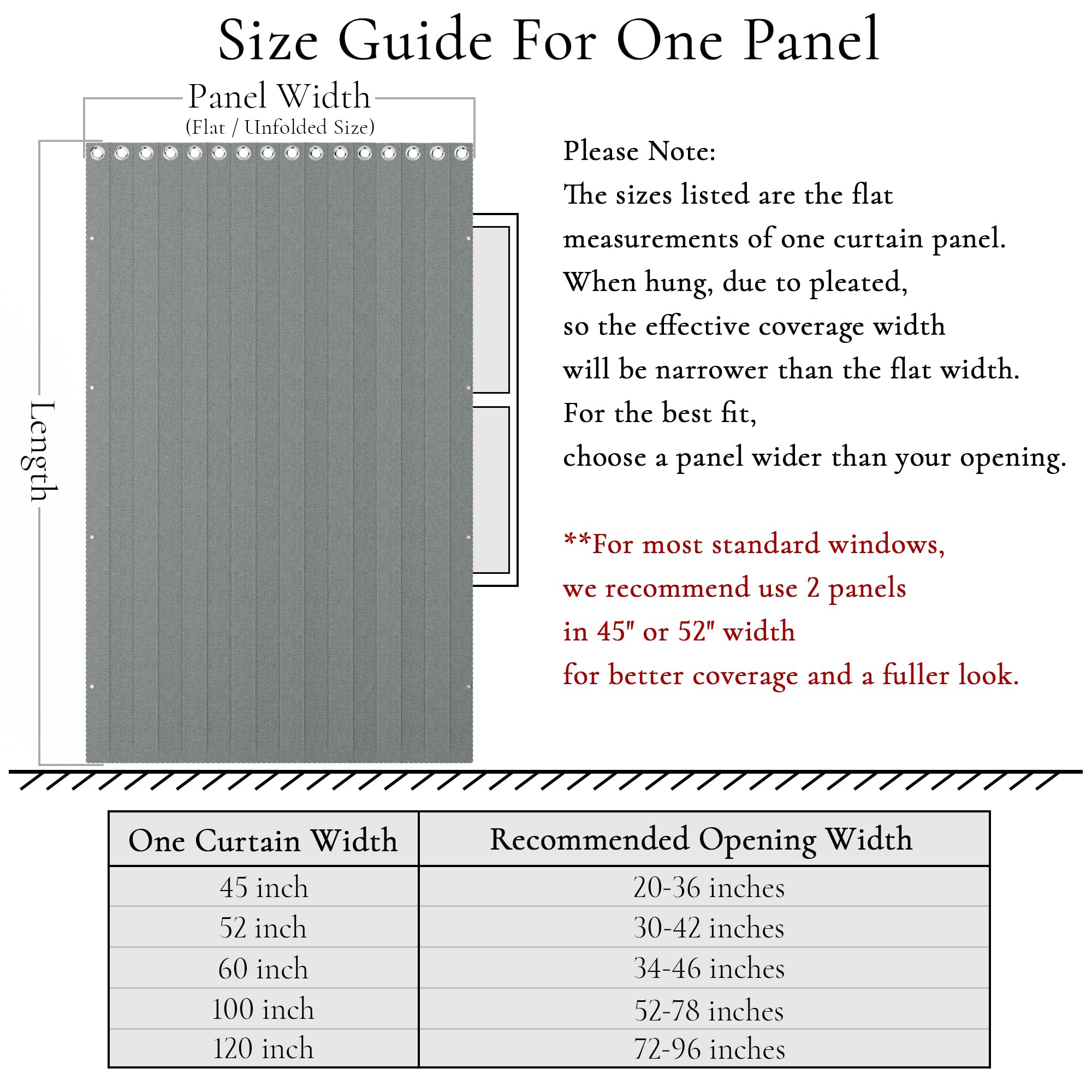 HMYI blackout door curtain gray tie-back setup demonstrates flexible styling