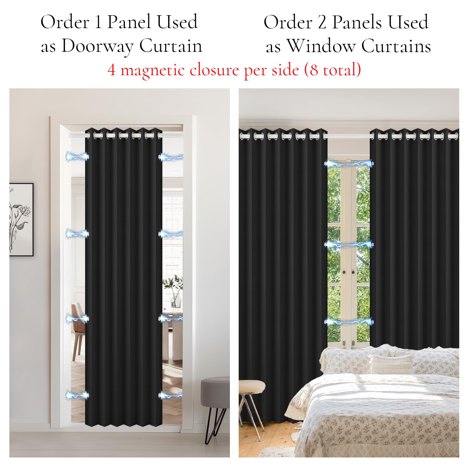 HMYI durable faux linen fabric for long-lasting room privacy