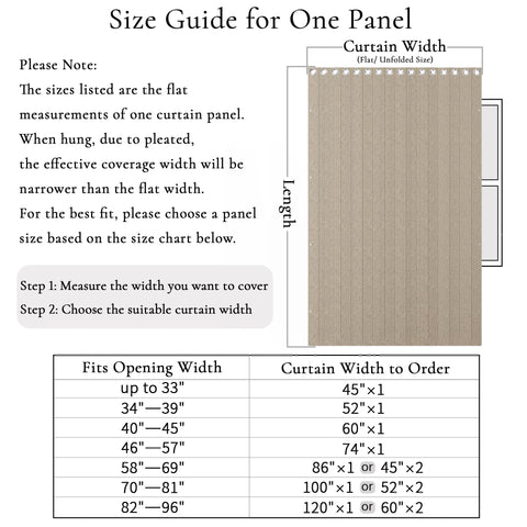 HMYI grommet-design door curtain provides smooth sliding and a clean look.