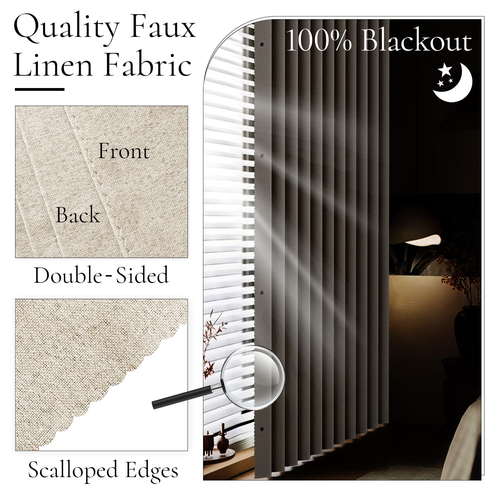 HMYI single-panel room divider in sand defines spaces without heavy doors.