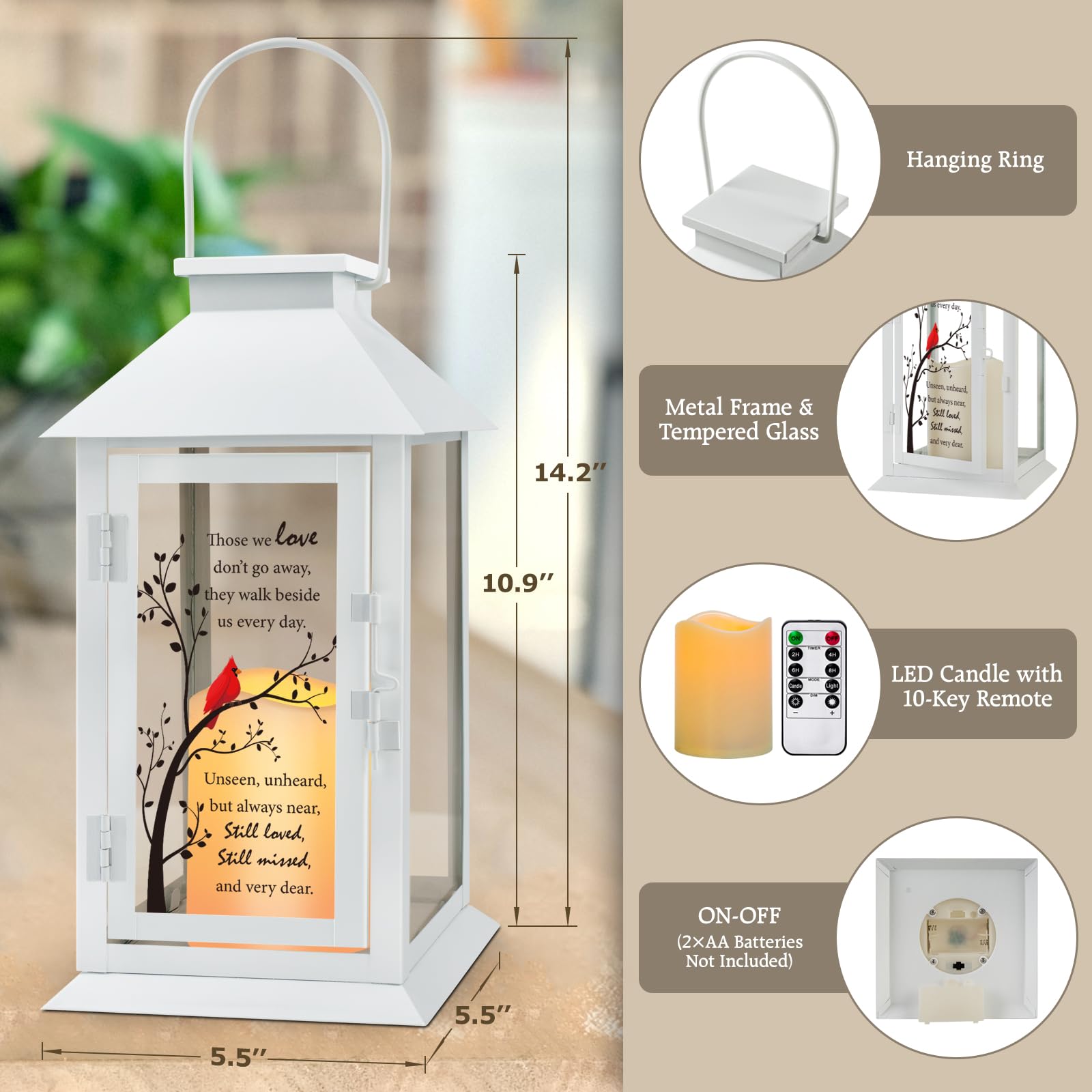 HN HAIINAA battery-operated lantern safe around children and pets