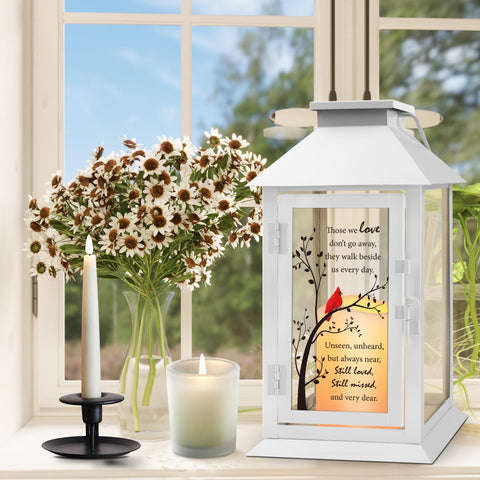 HN HAIINAA lantern top handle design for freestanding or hanging display