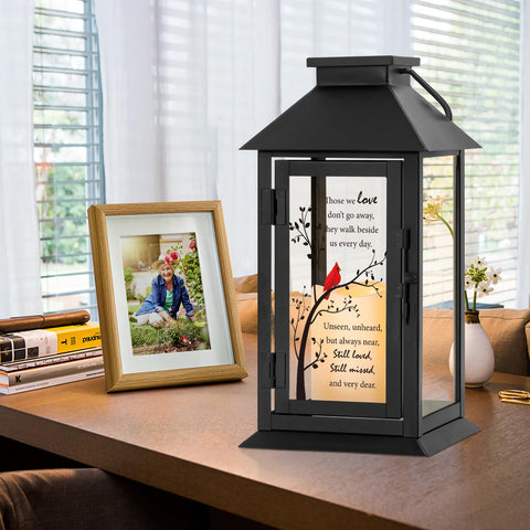 HN HAIINAA Memorial Lantern glass sides reveal bright illumination and four-panel visibility