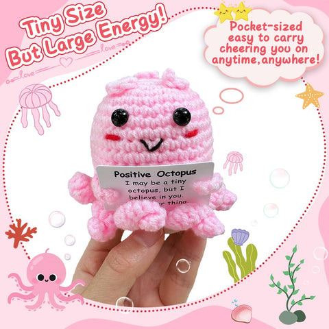 Hnqiqs teacher appreciation crochet animals; tiny thank-you messages for educators.