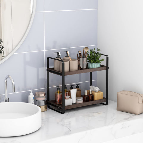 HNRLOY organizer with anti-slip pads stabilizing on wet surfaces