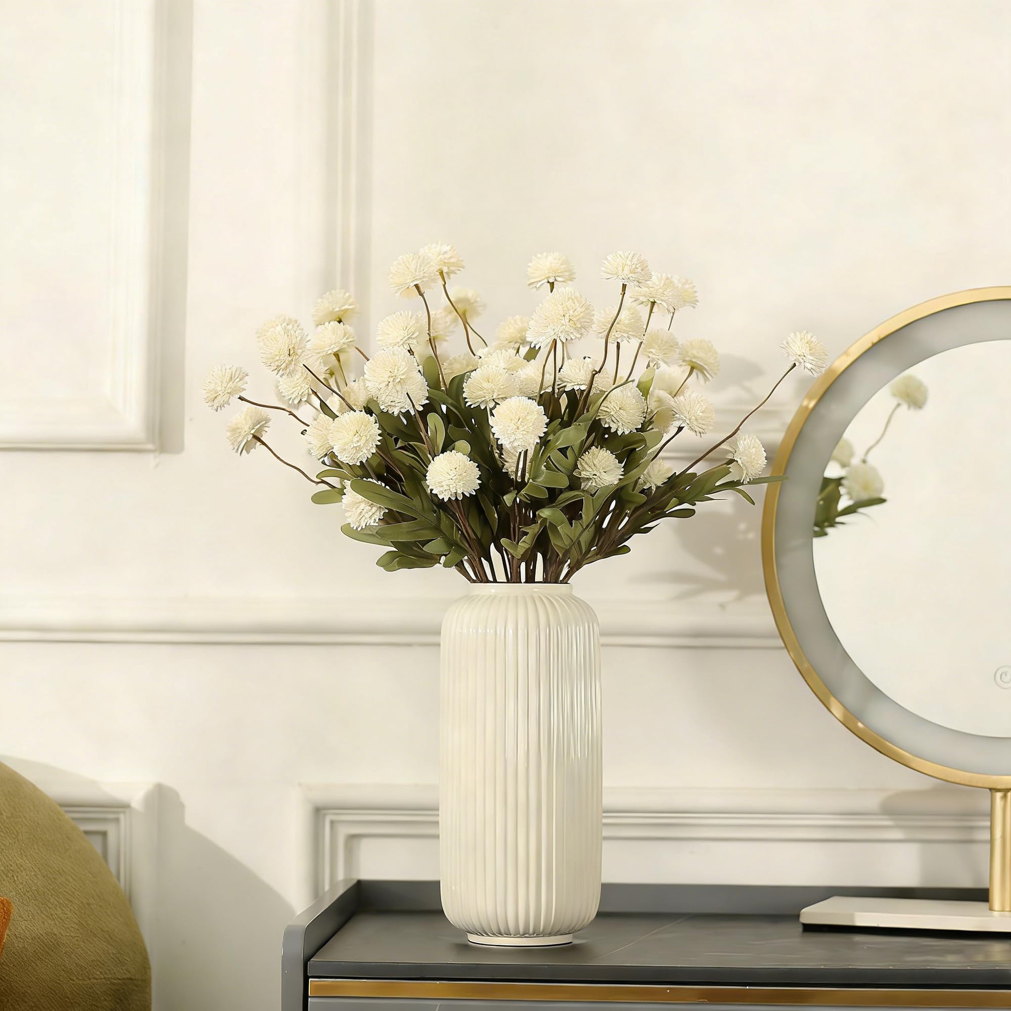 HNVNER faux flowers 10-stem collection ideal for full arrangements.